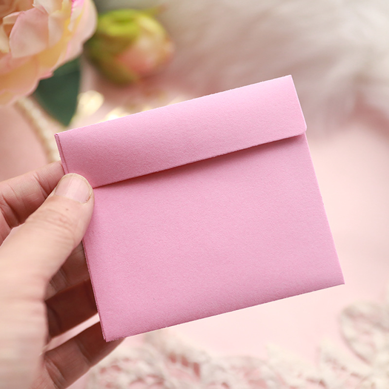 Fashion Solid Color Thick Double Gummed Paper Blank Envelope Wholesale display picture 1