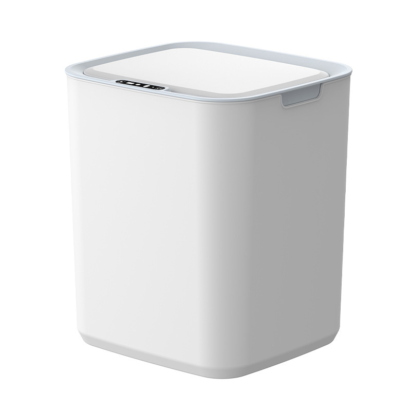 スマート感応ゴミ箱家庭用キッチントイレ蓋付きプラスチック製バケツ全自動感応分類収納バケツ|undefined