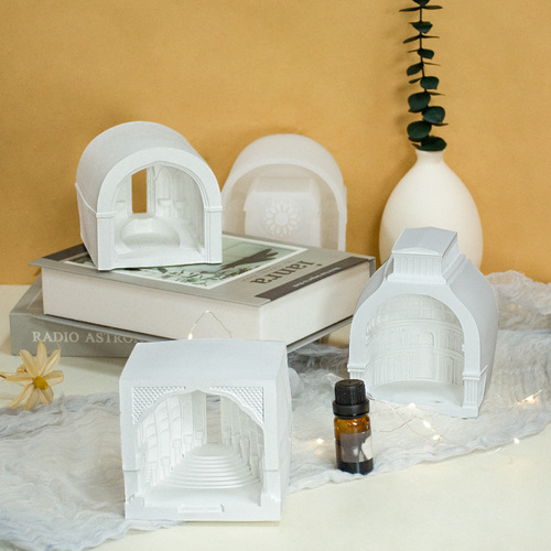 Sanxin DIY Ancient Roman Palace Chocolate Silicone Mold Handmade European Castle Cake Baking Tool