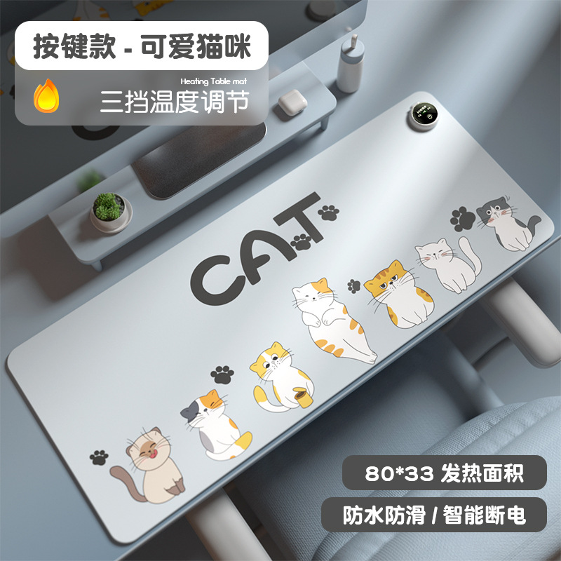 almohadilla de ratón caliente super caliente estudiante escritorio computadora almohadilla de mesa caliente de oficina escritorio calentador de mano invierno almohadilla de calefacción eléctrica