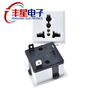 Supply Ac-015 Multifunctional Socket 3-Hole 5-Hole with Safety Door Universal Base Cabinet Inverter Mobile Power Supply