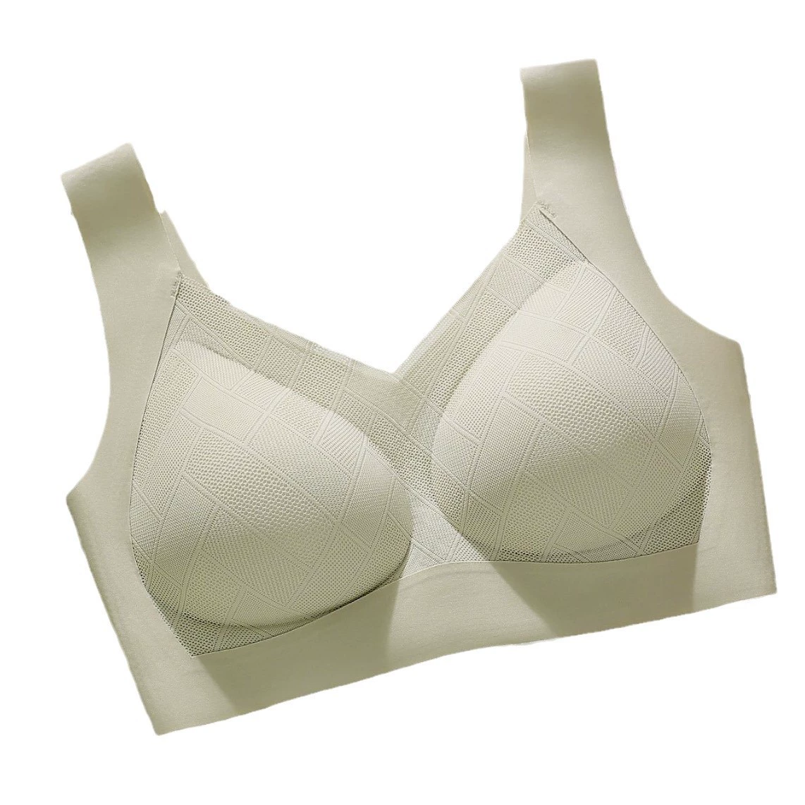 Straps, wireless bra, massager, tank top, supporting underwear