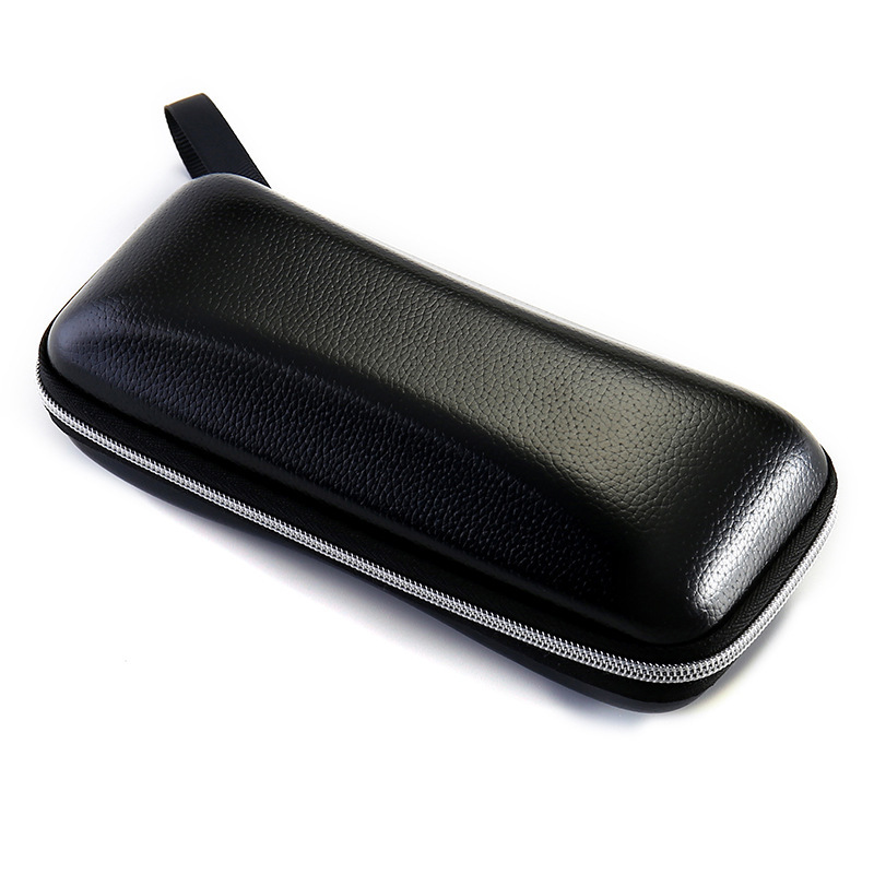 Classic Hook Sunglasses Case Black Portable Glasses Frame Zipper Compression Resistant EVA Sunglasses Zipper Box