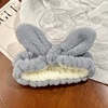 Cute three dimensional rabbit for face washing, face mask, headband, hair accessory, hairpins, South Korea