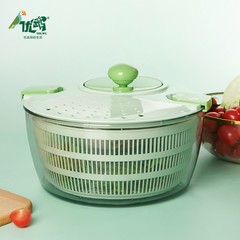 Household dehydrator, salad vegetable dehydrator, large capacity hand-crank dryer, kitchen vegetable spinner, fruit and vegetable water spinner