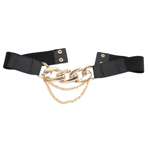 Elastic waistband, elastic chain girdle, fashionable and versatile dress, suit jacket, coat, trendy waist