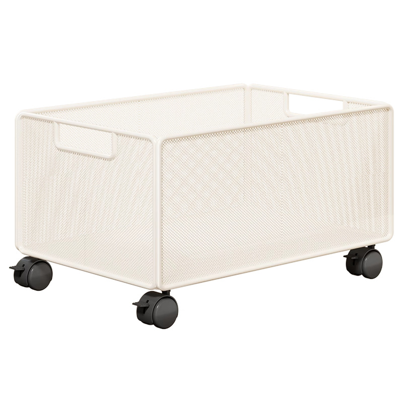 Carrito Cesta para Ropa Sucia de Hierro, Móvil, para Baño