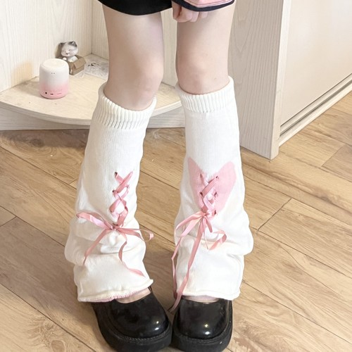 Dark Lolita summer Harajuku hot girl socks subculture y2k black and white straps butterfly leg sets ribbon socks