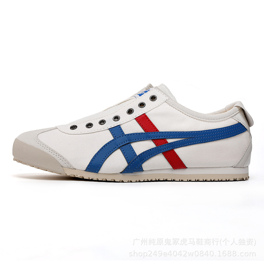 White, blue, and red canvas / 36