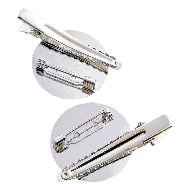 Осенне-зимняя одежда, аксессуары для броши, Корейская плоская булавка, внешняя торговля, Толстая двойная булавка без никеля европейского стандарта, оптом