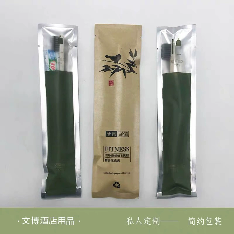 Однораз toothpaste для отеля набор Toothbrush для дома 2 в 1