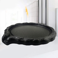 Korean-style catalytic converter open-flame aluminum-coated convenient home outdoor thick duck-billed barbecue pan commercial barbecue plate