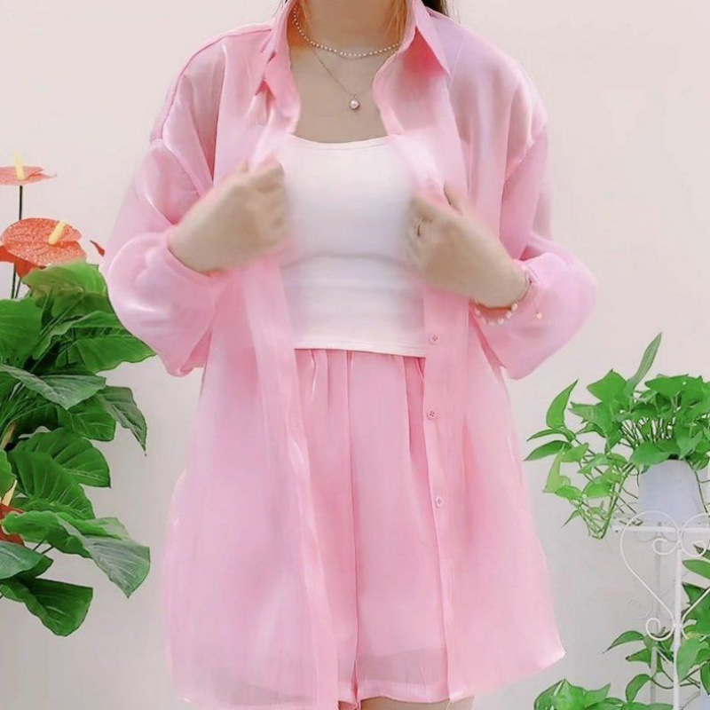 핑크[싱글 셔츠]