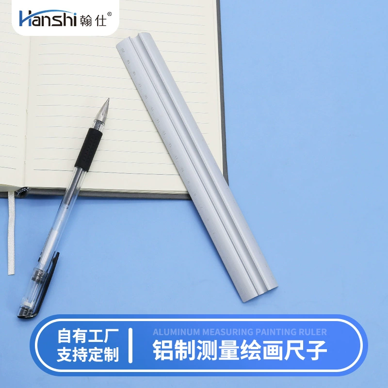 Производитель поставляет алюминиевую линейку 20 см алюминиевую линейку линейку офисную алюминиевую линейку измерительной живописи инструмент