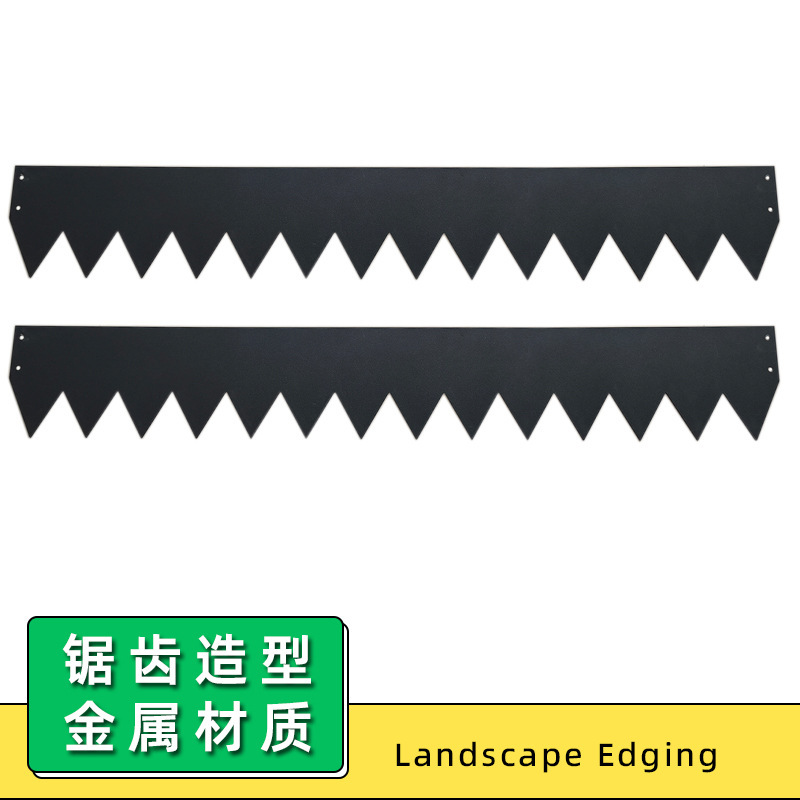 Lawn Divider Courtyard Garden Galvanized Landscape Grass Divider Hammer-in Metal Frame Courtyard Access Divider