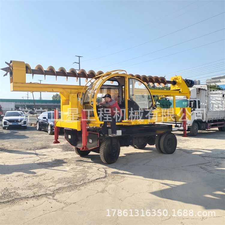 地基打桩机源头实力厂家 民房地基钻孔机 轨道式画家成孔更准确