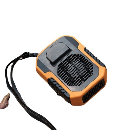 Cross-border new outdoor waist-mounted fan, mini portable USB charger, strong wind bladeless neck fan