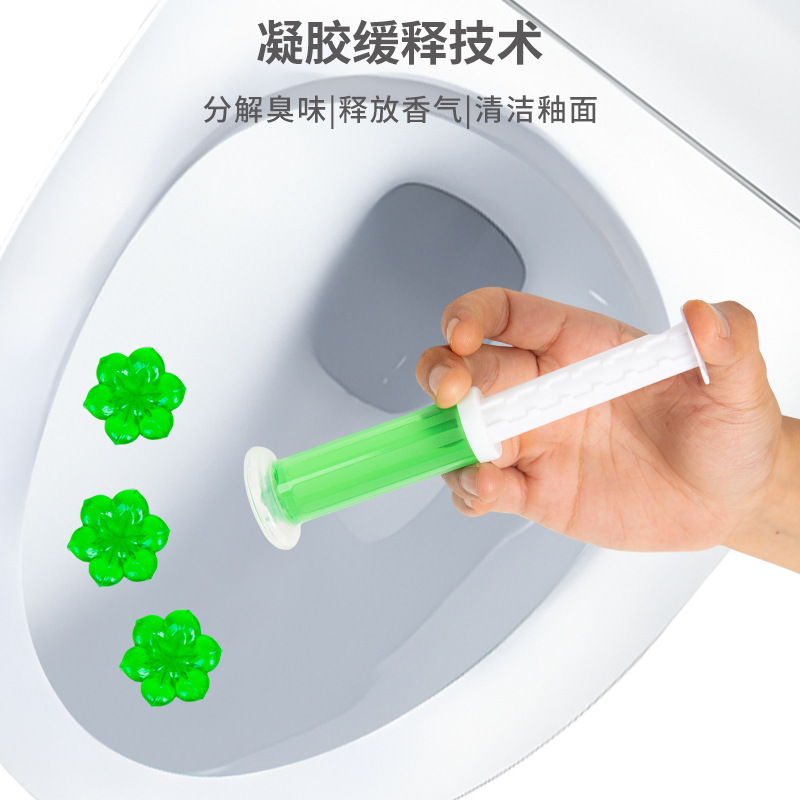 12 Toilet Flower Gel Toilet Deodorizing and Odor Removing Toilet Cleaning Lingbao Bathroom Fragrance Descaling Cleaner