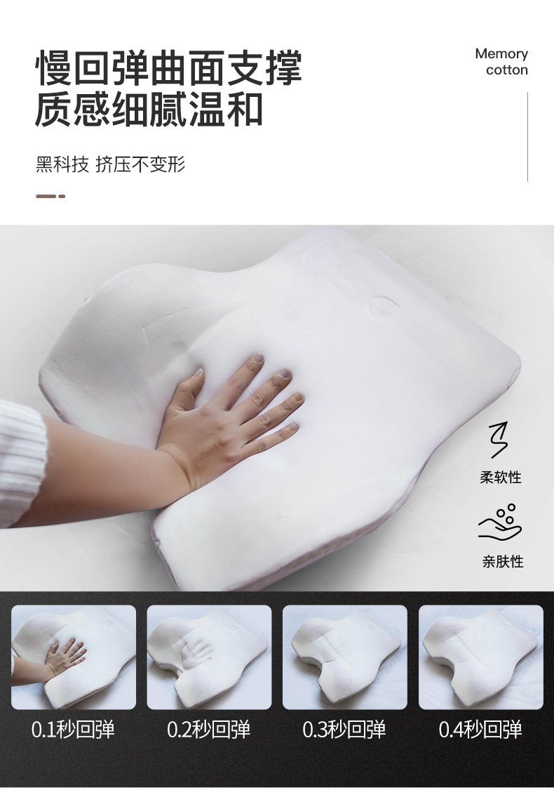 Suitable for Cadillac Headrest Ct5 Xt5 Xt6 Ct6 Car Headrest Neck Pillow Memory Foam Lumbar Pillow