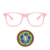 Pink frame white piece [football]