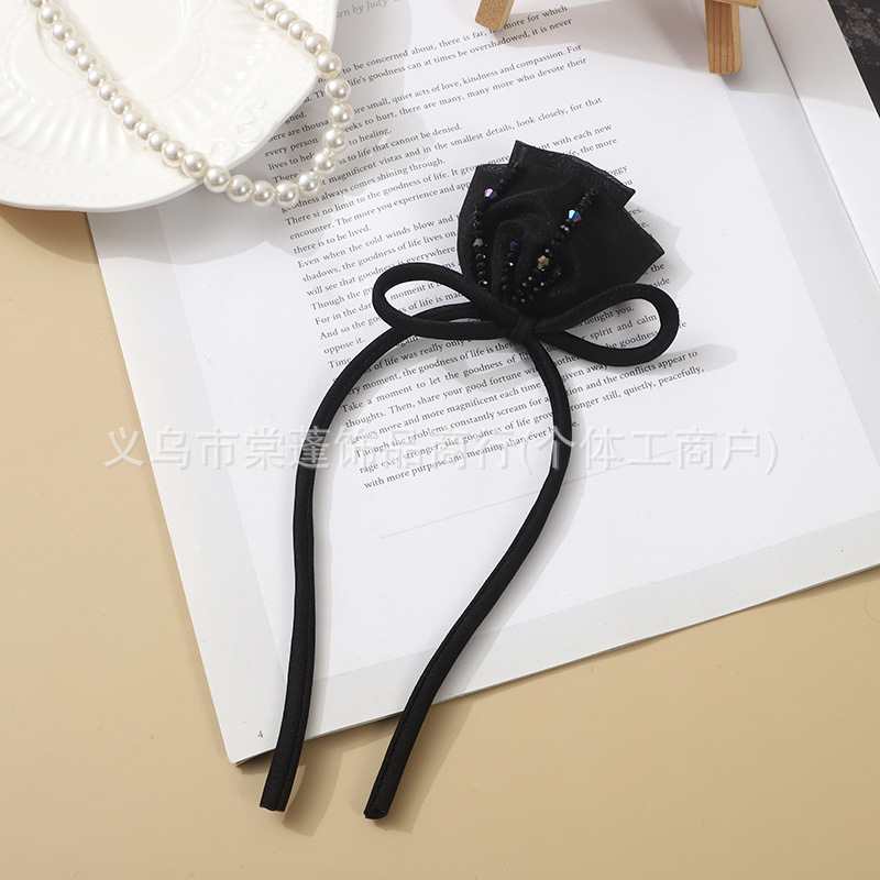 服饰配件布艺辅料春秋时尚手工钉珠水晶珠立体花布艺服装饰品花