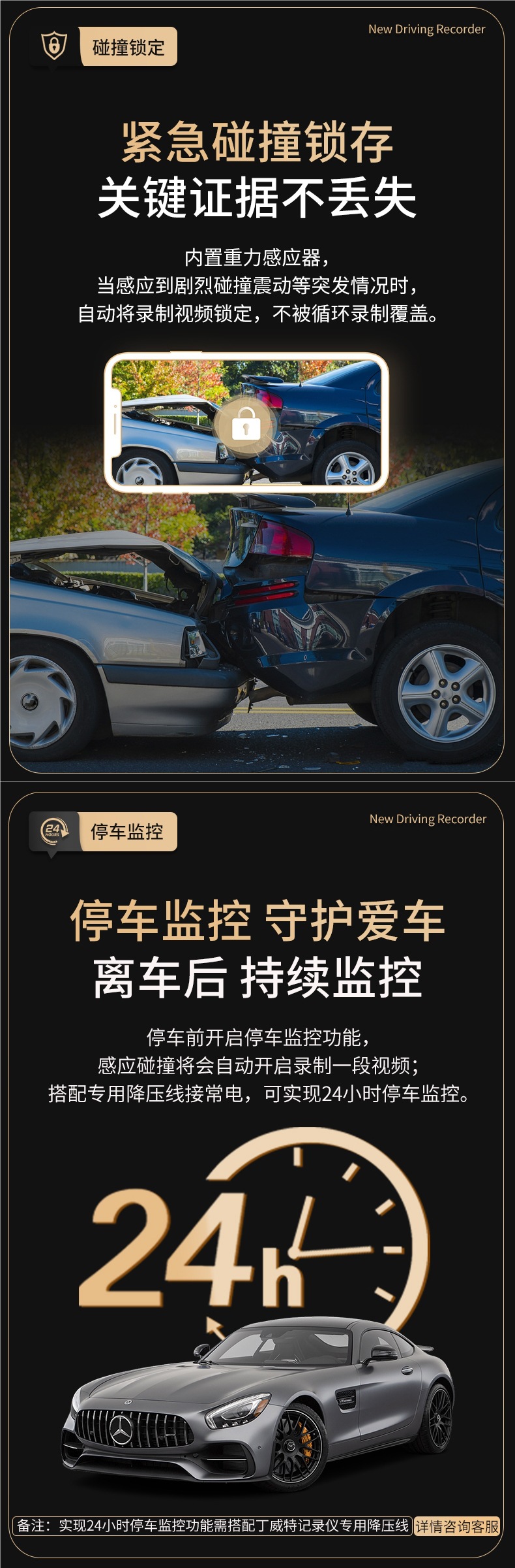 Suitable for Carplay/Hicar Huawei Smart Screen Car 4K Driving Recorder 2025 New Rearview Mirror
