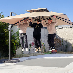 Outdoor Parasol Courtyard Umbrella Open-Air Balcony Villa Garden Large Sun Umbrella Shed Commercial Outdoor Stall Roman Umbrella