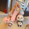 Cartoon three dimensional doll, mascot, keychain, transport, pendant, panda, Birthday gift