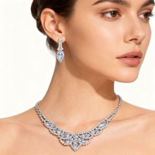 复古气质流苏项链新娘礼服轻奢小众锁骨链女高级感晚宴婚纱颈链