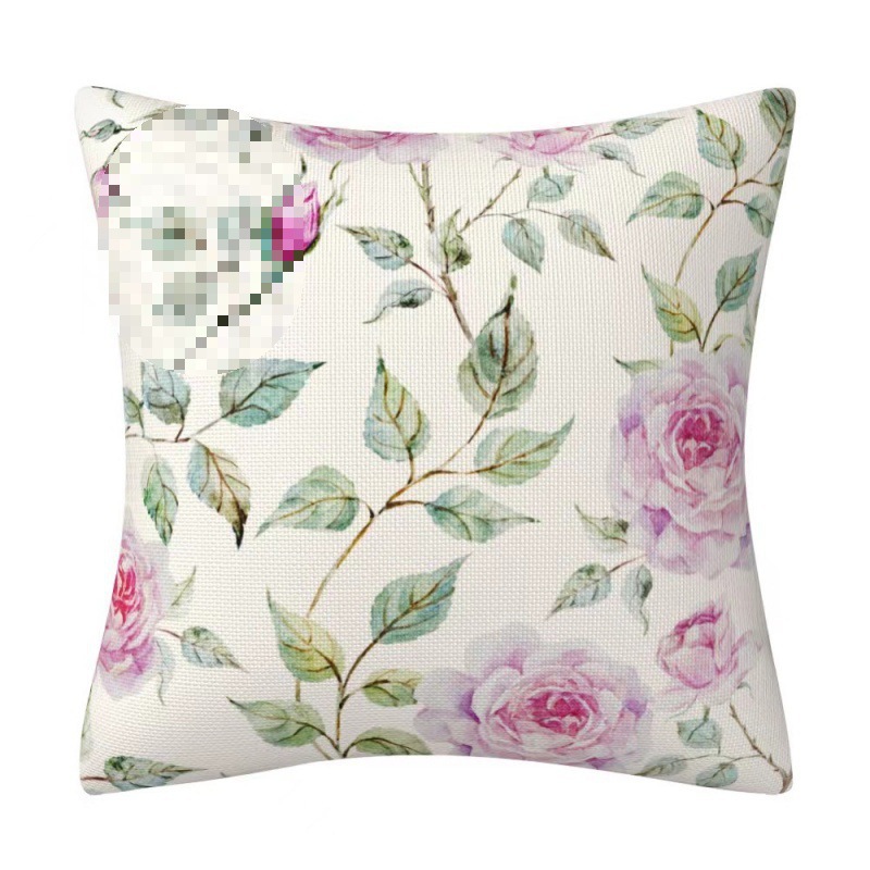 YC Amazonas plantas tropicales flor decoración abrazo funda de almohada casa sofá funda de almohada cojín de hoja de plátano coche