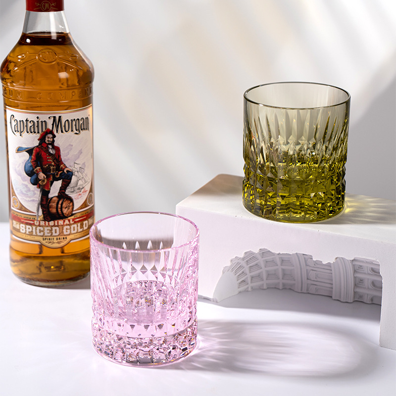 Nuevo estilo europeo whisky vino vidrio moda K9 cristal vino vidrio luz lujo hogar whisky creativo cristal taza