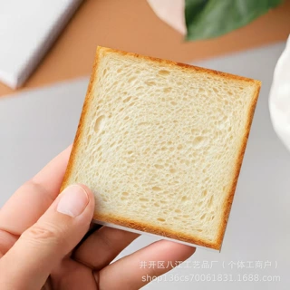 50页面包造型便利贴烘焙糕点派对聚会备忘提示便签本吐司备忘录