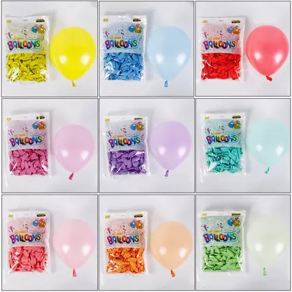 马卡龙气球5寸10寸12寸18寸生日派对布置结婚跨境套装气球批发