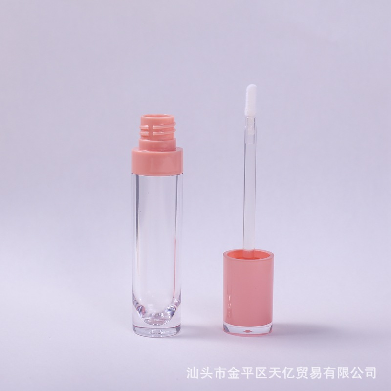 Spot envío gratis descuento esmalte de labios brillo de labios tubo vacío cabezal de cepillo de silicona botella multicolor bolsa cosmética de tubo redondo pequeño