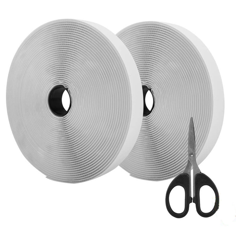 Transparent Injection Hook Adhesive Velcro Double-Sided Self-Adhesive Devil Adhesive Cuttable Curtain Buckle