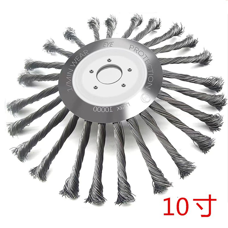 Jardín cortacésped de seda de nylon tipo tazón equipo de cepillo mecánico 8 pulgadas cabeza de escarda 200 accesorios de cortacésped