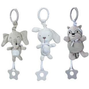 BBSKY Baby Bell teether bed hanging animal pendant baby lathe hanging ornament BB call wind chime toy