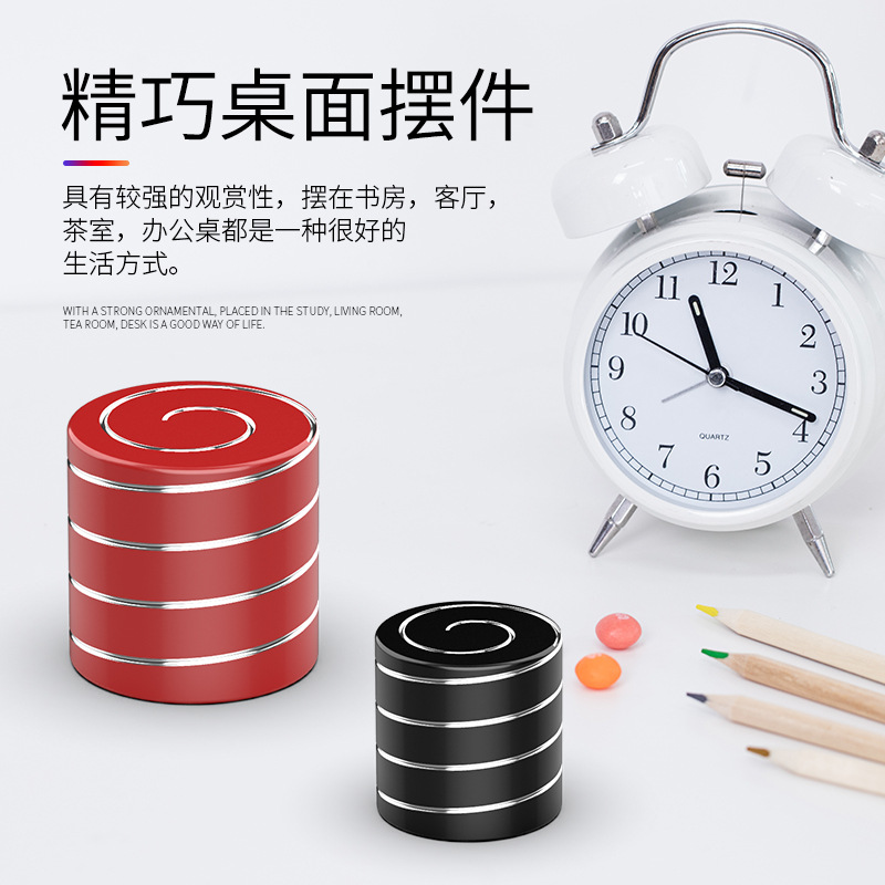 Factory Stainless Steel Brass Vortecon Metal Top Desktop Top Rotation Toy Hand