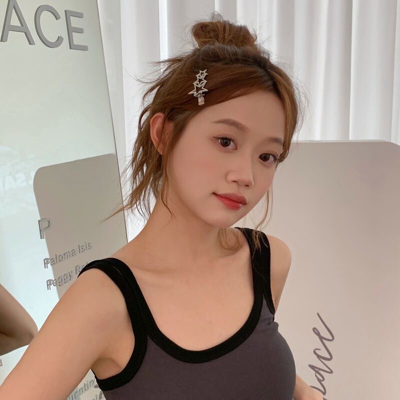 Douyinと同じスタイルのヘアアクセサリー、甘くてクールなホットガールスタイルのヘアピン、前髪クリップ、ドーパミンウェアヘアピン、多用途Y2Kヘアピン|undefined