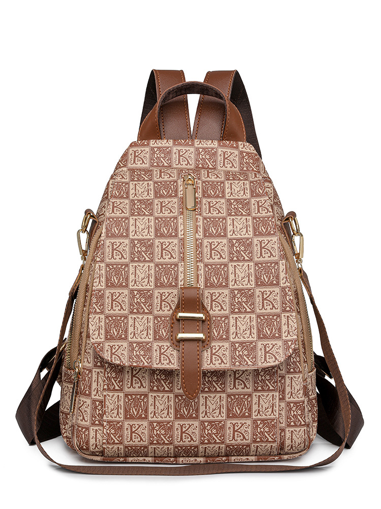 Mochila para mujer 2024 nueva tendencia de la moda mochila para mujer para viajar todo fósforo cuero suave mochila escolar ligera bolso de mujer al por mayor