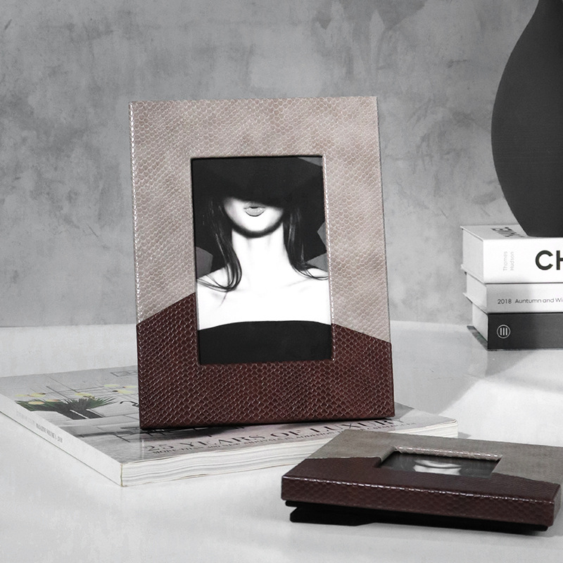 Modern and minimalistic table design photo frame for bedroom