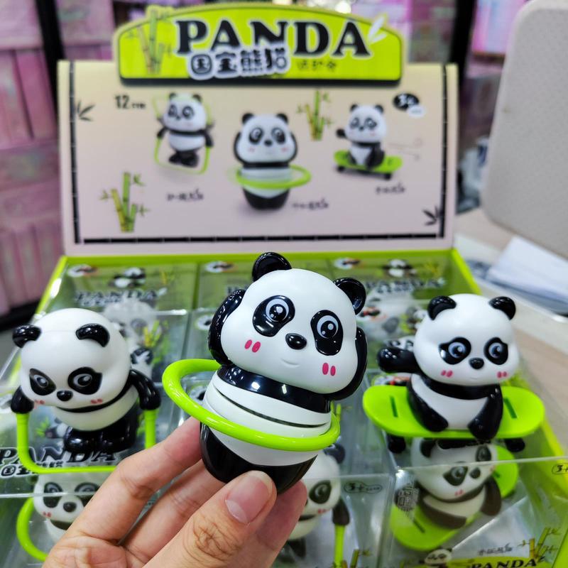 仿真运动小熊猫益智过家家动物运动会上链发条熊猫儿童玩具批发|undefined