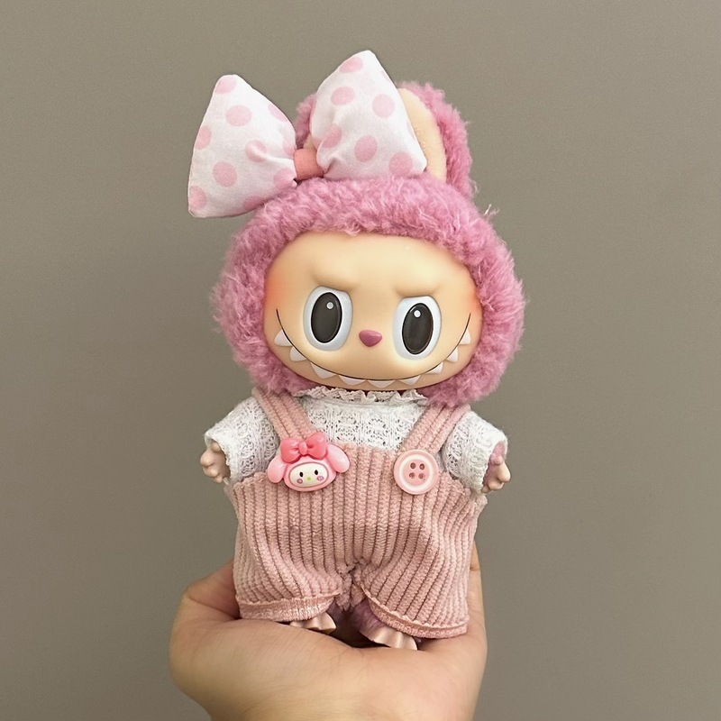 ソースメーカー卸売ラブブ人形服 17 センチメートルラブブブラインドボックスペンダント第一世代と第二世代のビニールぬいぐるみ|undefined