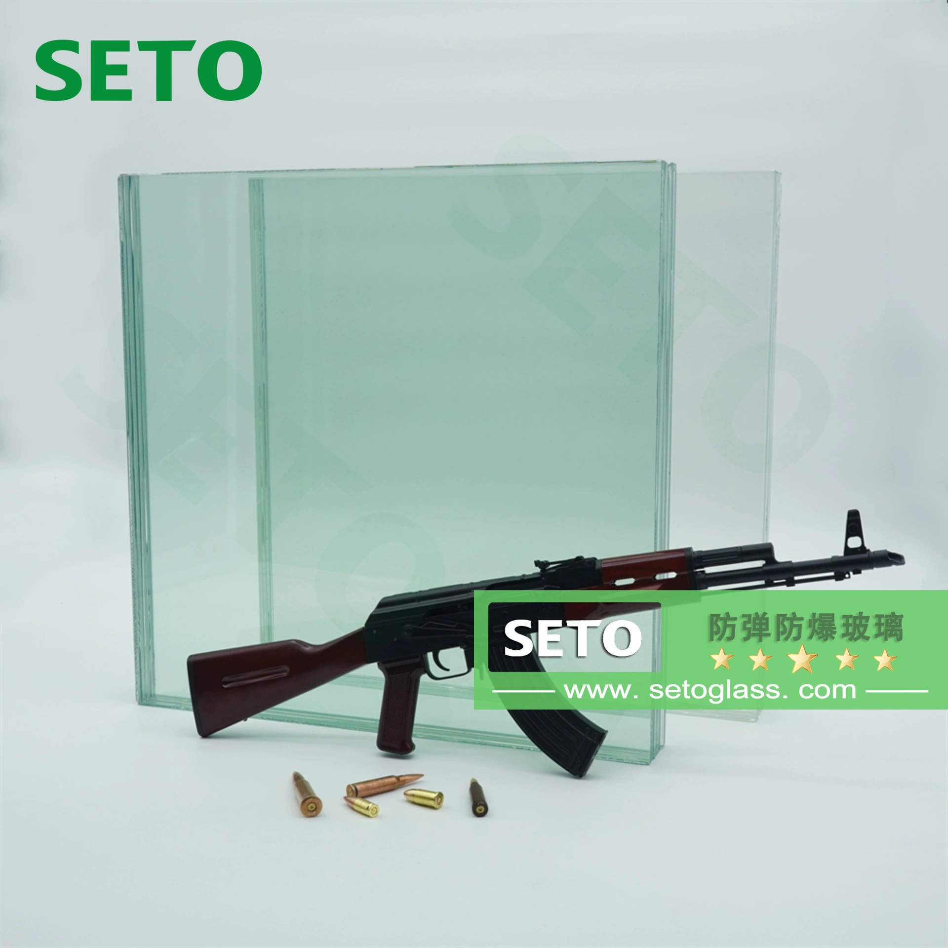 Бронированное бронированное специальное пуленепробиваемый стекло поддерживает изготовленный на заказ завод высокой прочности утолщенный пуленепробиваемый стекло