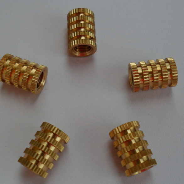 黄铜螺母 嵌件直纹铜螺母 数量100个起订 可以达到欧盟要求