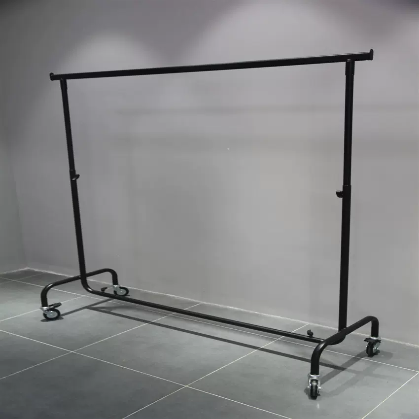 商场 服装店 椭圆管单杆中岛架 服装展示架