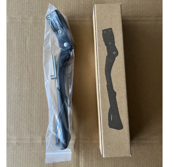 Soporte de bicicleta de montaña Tranvía de litio aleación de aluminio soporte lateral soporte de pie doble agujero ajustable refuerzo audaz soporte único