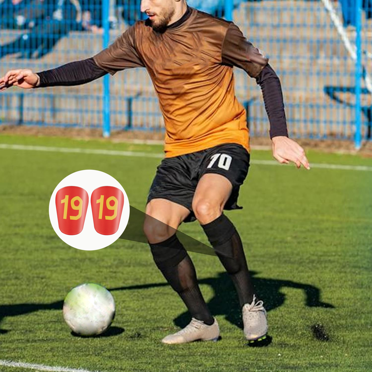 Shin Guard Football Shin Guards Extra Small Insert Calf Protection Children Adult Training Solid Knee Guards_voghion.com