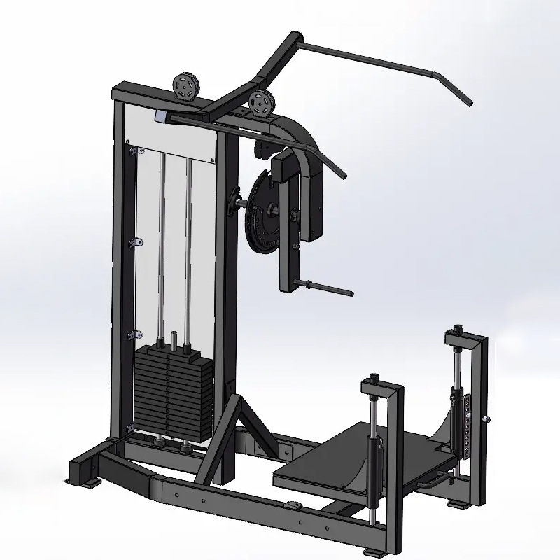 Hummer equipo de ejercicios conjunto completo de aviones empujando pecho tracción de espalda entrenador integral inserción equipo de fuerza gimnasio comercial