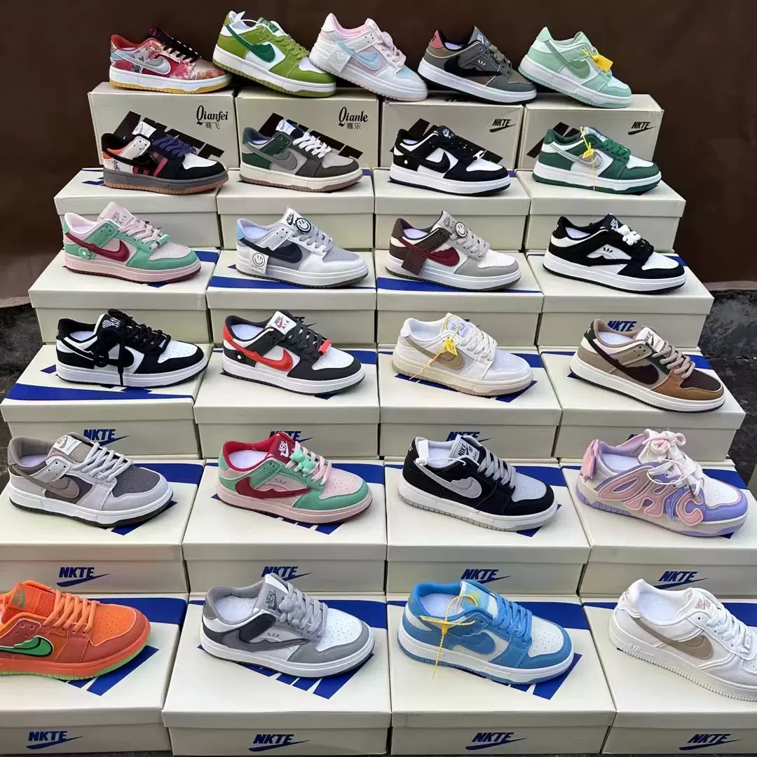 2025年四季款女鞋AJ运动鞋子批发处理厚底地摊鞋莆田休闲鞋潮鞋女